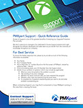 PMXpert Support Reference Guide Brochure